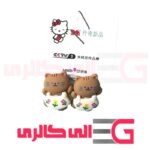 کش مو دخترانه طرح گربه دامن گلی
